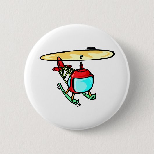 Helikopter voor helikopter ronde button 5,7 cm (Voorkant)