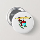 Helikopter voor helikopter ronde button 5,7 cm (Voorkant /achterkant)