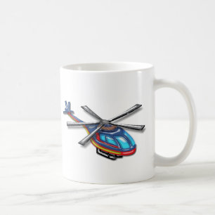 Helikopter voor hoge vlieger koffiemok