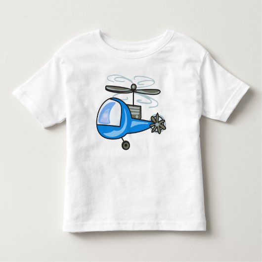 Helikopter voor kinderen kinder shirts (Voorkant)