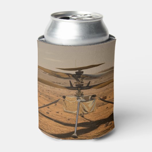Helikopter voor maandelijkse onscherpte blikjeskoeler (Blikje Voorkant)