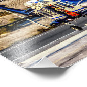 Helikopter voor politie foto afdruk (Hoek)