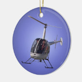Helikopter voor sierdoeleinden Helikopter handbedi Keramisch Ornament (Links)