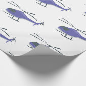 helikopter voor vliegende helikopter cadeaupapier (Hoek)