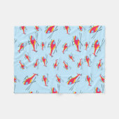 helikopter voor vliegende helikopter fleece deken (Voorkant (Horizontaal))