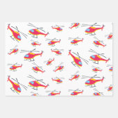 helikopter voor vliegende helikopter inpakpapier vel (Voorkant)