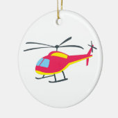 helikopter voor vliegende helikopter keramisch ornament (Links)
