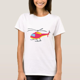 helikopter voor vliegende helikopter t-shirt