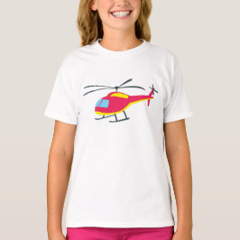 helikopter voor vliegende helikopter t-shirt