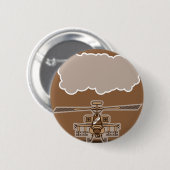 Helikopter vooraan ronde button 5,7 cm (Voorkant /achterkant)