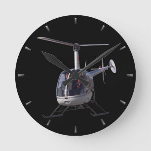 Helikopter waarmee helikopterklok kan worden vastg ronde klok