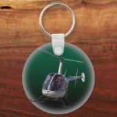 Helikopter waarmee helikopters worden gevlogen voo sleutelhanger (Voorkant)