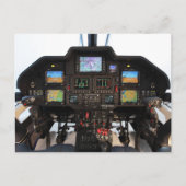 Helikoptercockpit Briefkaart (Voorkant)
