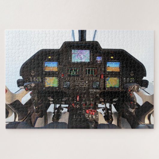 Helikoptercockpit Legpuzzel (Horizontaal)