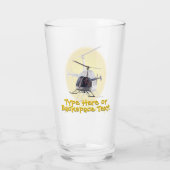 Helikopterglas — gepersonaliseerde helikopterbril glas (Achterkant)