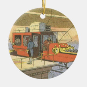 Helikoptergrens  wetenschapsvlieger keramisch ornament