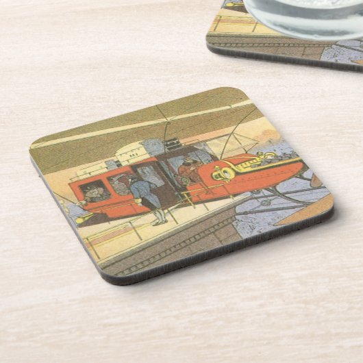 Helikoptergrens  wetenschapsvlieger onderzetter (Linkerzijde)