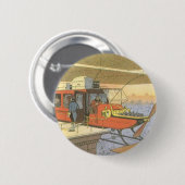 Helikoptergrens  wetenschapsvlieger ronde button 5,7 cm (Voorkant /achterkant)