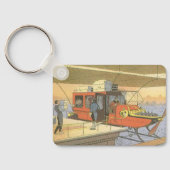 Helikoptergrens  wetenschapsvlieger sleutelhanger (Achterkant)