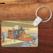 Helikoptergrens  wetenschapsvlieger sleutelhanger (Voorkant)