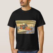 Helikoptergrens  wetenschapsvlieger t-shirt (Voorkant)