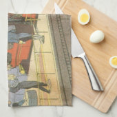 Helikoptergrens wetenschapsvlieger theedoek (Quarter Fold)