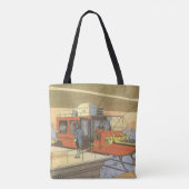 Helikoptergrens wetenschapsvlieger tote bag (Achterkant)