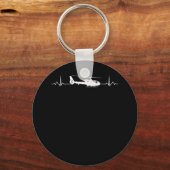 Helikopterhartslag voor piloten en vliegers sleutelhanger (Voorkant)