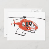Helikopterhelikopterhelikopterhelikopter Briefkaart (Voorkant / Achterkant)