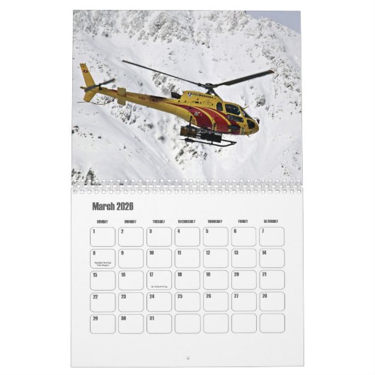Helikopterkalender Kalender (Mar 2026)