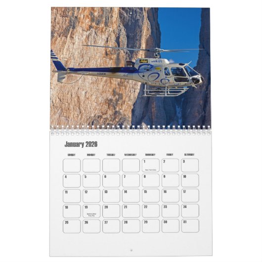 Helikopterkalender Kalender (Jan 2026)