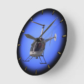Helikopterklok Helikopter wandklok (Hoek)