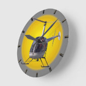 Helikopterklok Helikopter wandklok (Hoek)