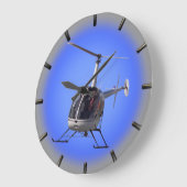 Helikopterklok Helikopter wandklok (Hoek)