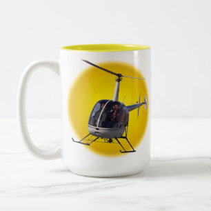 Helikopterkopcabine voor Mok met helikopter, kopje