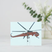 Helikopterkraan Briefkaart (Staand voorkant)