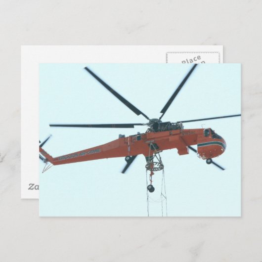 Helikopterkraan Briefkaart (Voorkant / Achterkant)