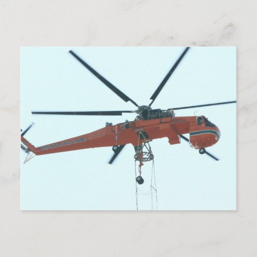 Helikopterkraan Briefkaart (Voorkant)