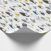 Helikopterluchtvaartpatroon Cadeaupapier (Hoek)