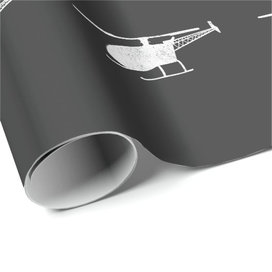 Helikoptermodel — bemanning cadeaupapier (Rol Hoek)