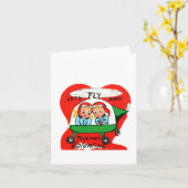 helikopterpaar Valentijn Kaart (Gele Bloem)