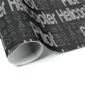 Helikopterpiloot Extraordinaire Cadeaupapier (Rol Hoek)