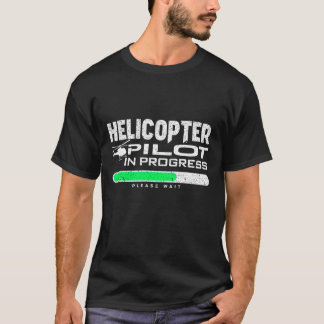 Helikopterpiloot in ontwikkeling t-shirt