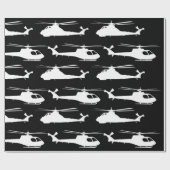 helikopterpiloot Luchtmacht trainee cadet Cadeaupapier (Vlak)