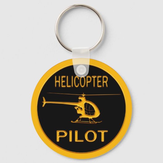 Helikopterpiloot Sleutelhanger (Voorkant)