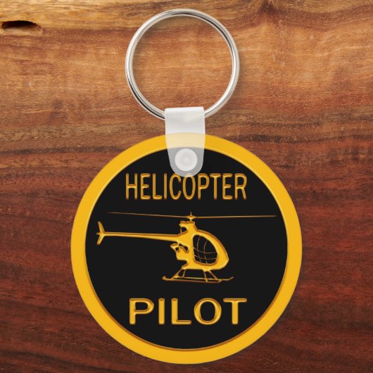 Helikopterpiloot Sleutelhanger (Voorkant)