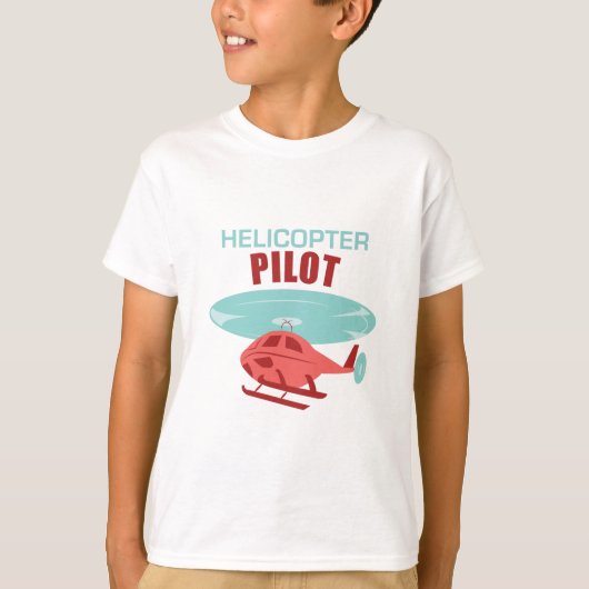 Helikopterpiloot T-shirt (Voorkant)