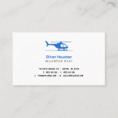 Helikopterpiloot | Transport Visitekaartje (Voorkant)