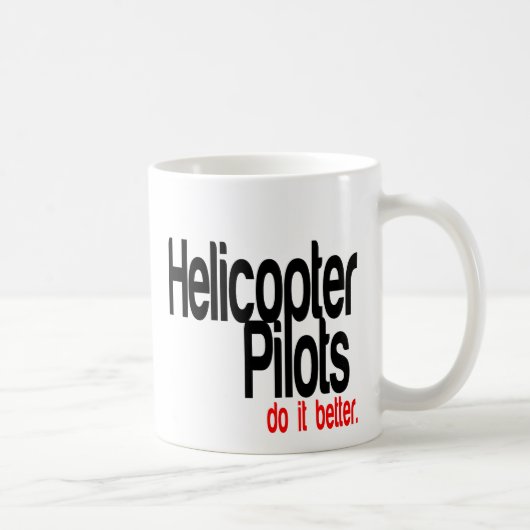 Helikopterpiloten doen het beter koffiemok (Rechts)