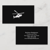 Helikopterpiloten Visitekaartje (Voorkant / Achterkant)